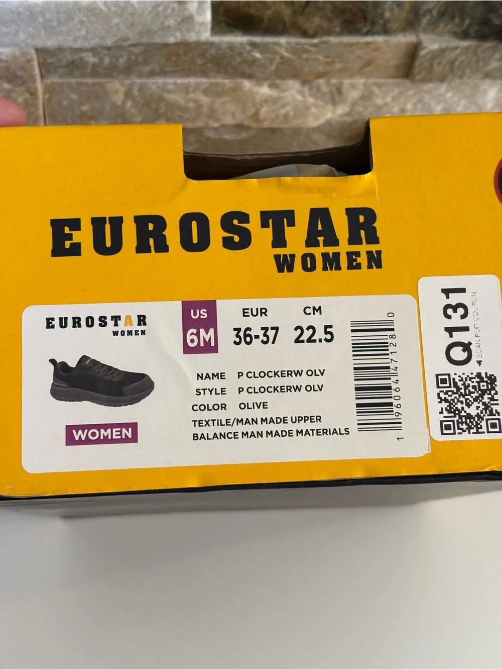 Eurostar Clocker Women’s Steel Toe Work Shoes Olive Green Slip Resistant Sz 6